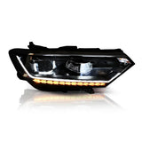 VW Passat B8 2014-2019 Fari Anteriori LED Matrix Frecce SEQ - autorivallo