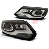 VW Tiguan 5N 2011-2016 Restyling Fari Anteriori LED Diurne - autorivallo