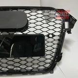 Audi A4 B8 2011-2015 Griglia Anteriore RS4 Look Nero Lucido - autorivallo