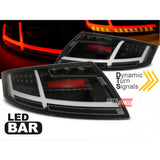 Audi TT 8J 2006-2014 Fanali Posteriori Full LED Lightbar Nero
