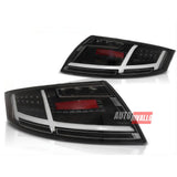 Stop LED Audi TT 8J nero design lightbar posteriore