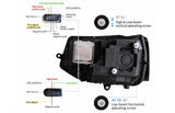 VW T5 Facelift 2010-2015 Fari Anteriori Full LED Frecce SEQ - autorivallo