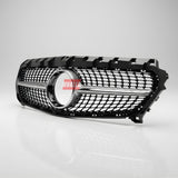 Griglia Tuning Mercedes CLA 2015-2019 Diamond silver - Upgrade estetico per un impatto visivo forte.