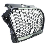 Griglia radiatore nero lucido design RS3 per Audi A3 8V 2016-2020