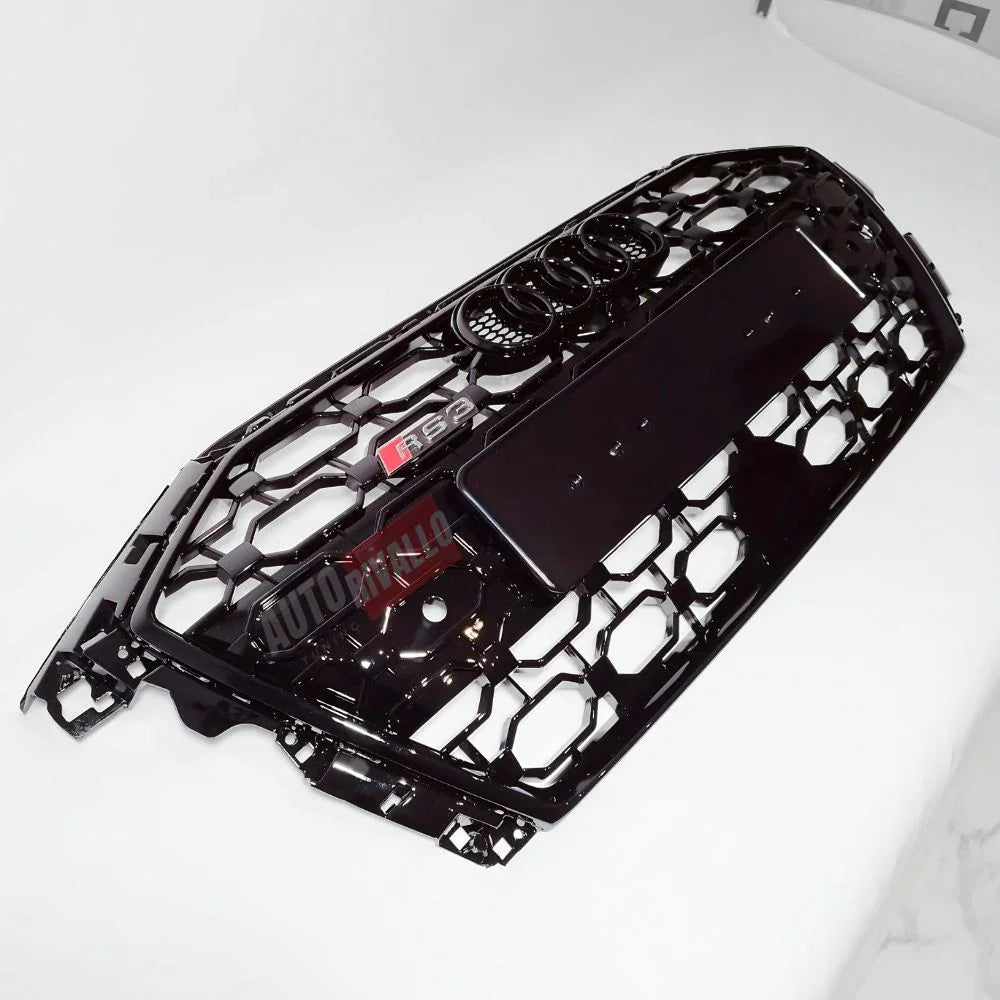 Primo piano griglia RS3 Look per Audi A3 8Y qualità premium - autorivallo
