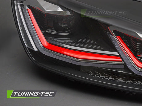 VW Golf 7 2012-2017 Fari Anteriori Full LED Diurne GTI Look - autorivallo