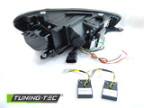 VW Scirocco 2014-2017 Fari Anteriori LED Sequenziale Cromati - autorivallo