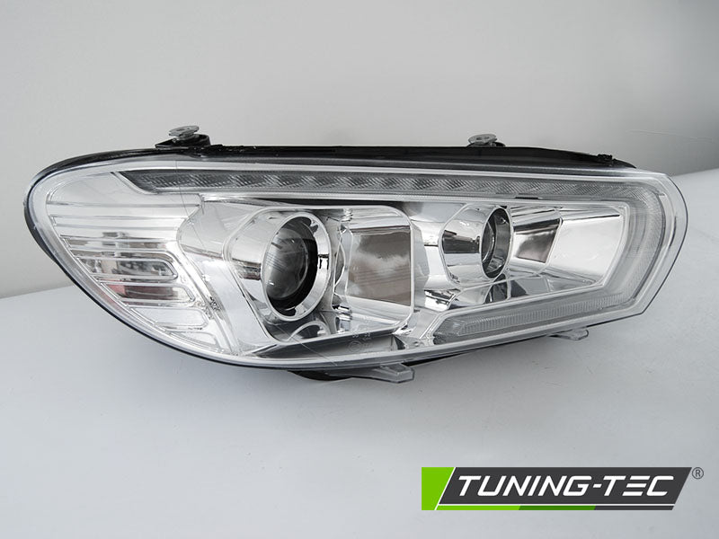 VW Scirocco 2014-2017 Fari Anteriori LED Sequenziale Cromati - autorivallo