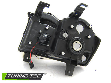 Jeep Grand Cherokee 2005-2007 Fari Anteriori LED Light Tube Nero - autorivallo