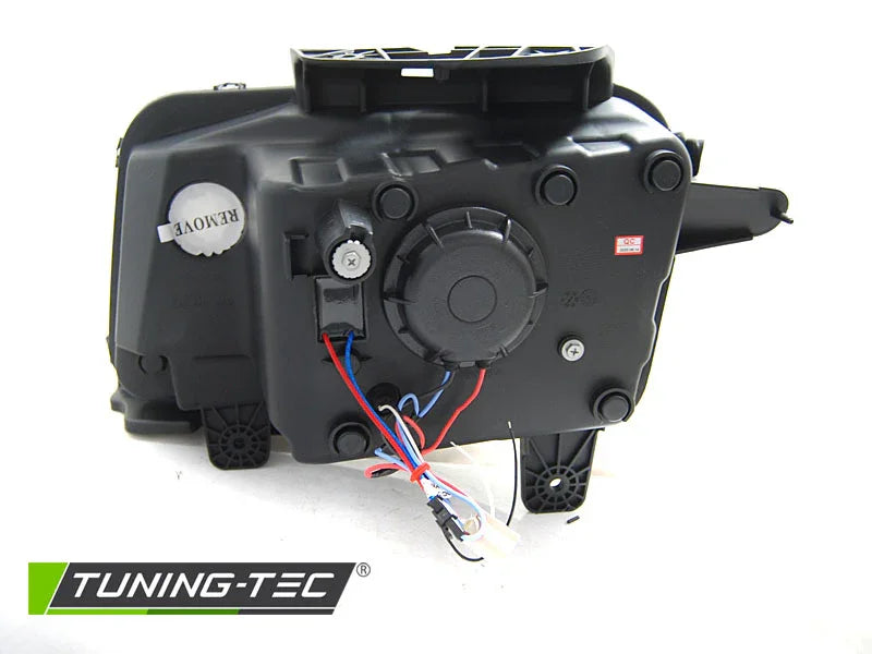 Chevrolet Camaro 2009-2013 Fari Anteriori LED Light Tube Nero - autorivallo