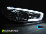 VW Scirocco 2014-2017 Fari Anteriori LED Sequenziale Cromati - autorivallo