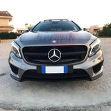 Griglia frontale Mercedes GLA X156 AMG GLA 45 look nero lucido.