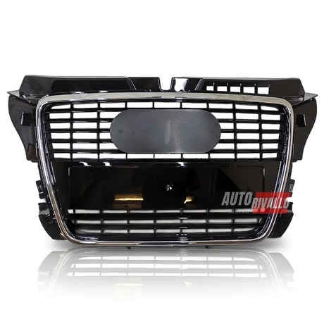 Audi A3 8P S3 S-Line 2008-2012 Griglia Anteriore Nero Cromato