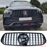 Griglia anteriore GTR Panamericana nera per Mercedes GLE 2019-2023 AMG Line.
