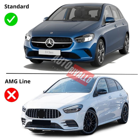 Griglia Mercedes B W247 AMG Style Nero - Calandra esclusiva per un design impeccabile