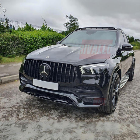 Griglia radiatore Panamericana GTR nera Mercedes GLE W167