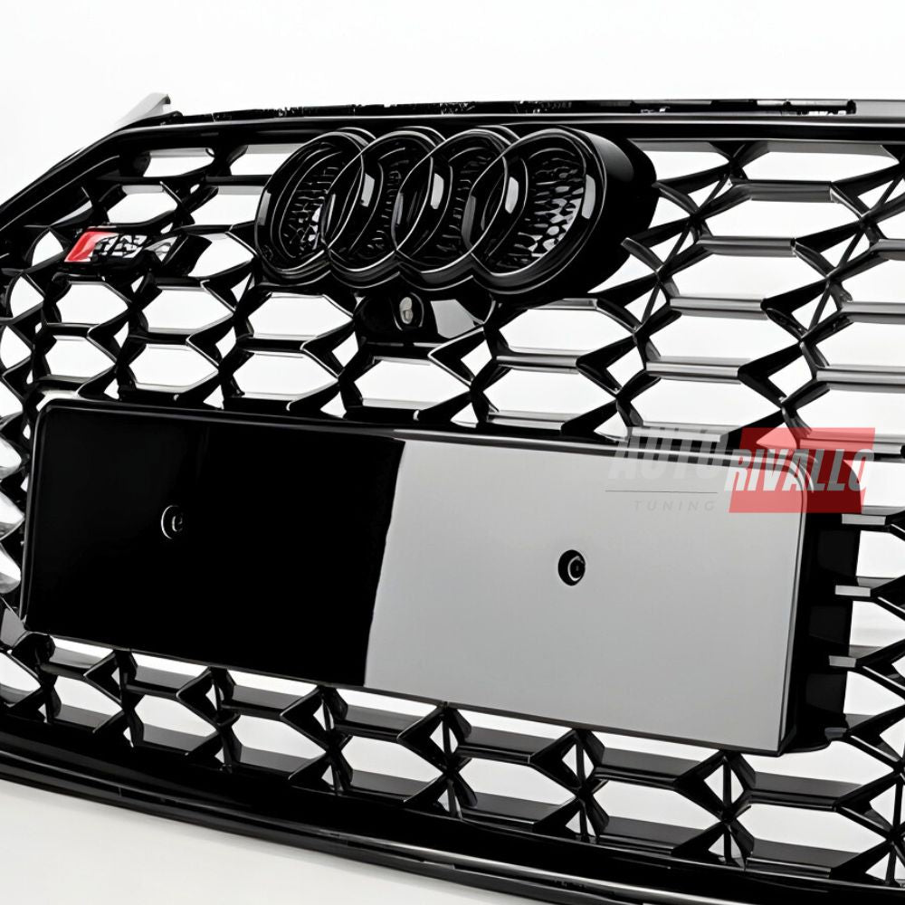 Mascherina Audi A4 B9 (2019-2024) Design Aggressivo RS. Griglia anteriore sportiva di alta qualità.