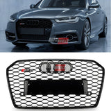 Griglia Audi A6 C7 4G RS6 Look nero lucido – Design Aggressivo RS per un look sportivo
