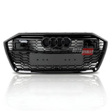 Griglia Audi A6 C8 2018-2022 RS Look nido d'ape – Design aggressivo per un frontale sportivo