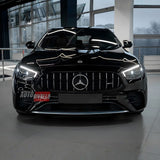 Mascherina Mercedes Classe E W213 2020-2023 E63 Style. Autorivallo cromato per un tocco di eleganza sportiva