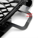 Mascherina Tuning Audi A4 B9. Griglia sportiva RS Design, nero lucido, per un look unico.
