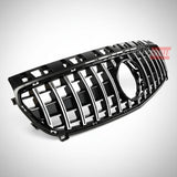 Griglia frontale Mercedes Classe A W176 stile AMG GT Panamericana nero/cromato