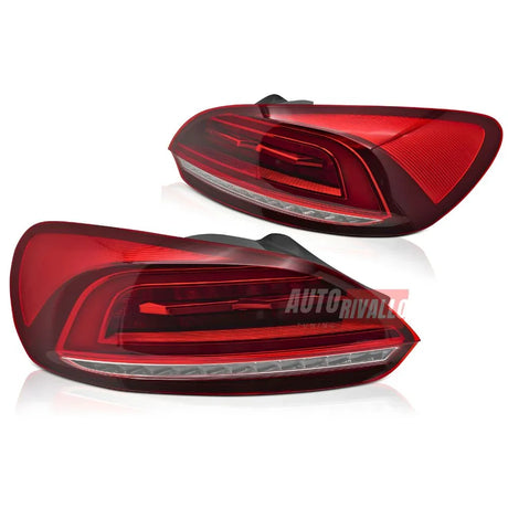 VW Scirocco 2008-2014 Fanali Stop Posteriori Full LED Rosso - autorivallo