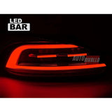 VW Scirocco 2008-2014 Fanali Stop Posteriori Full LED Rosso - autorivallo