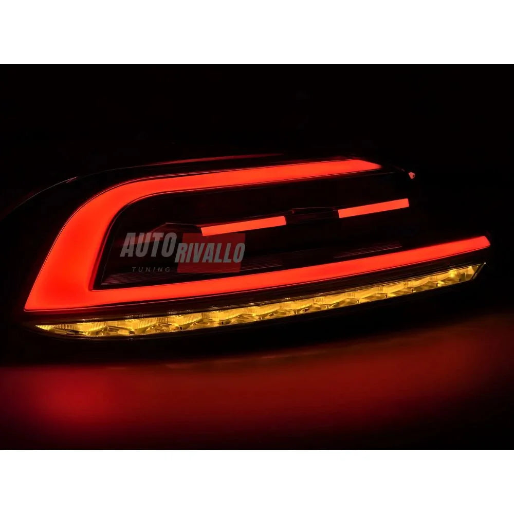 VW Scirocco 2008-2014 Fanali Stop Posteriori Full LED Rosso - autorivallo