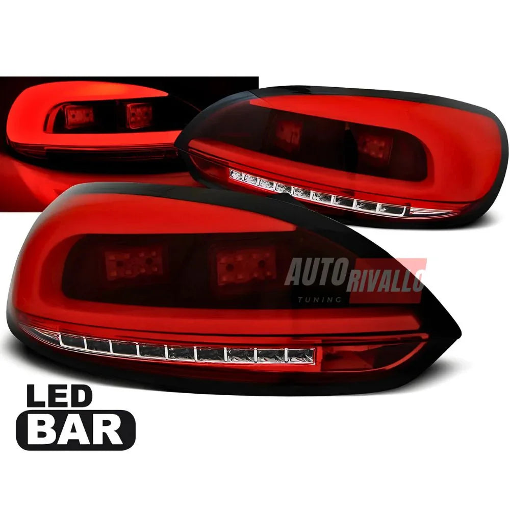 VW Scirocco 2008-2014 Fanali Stop Posteriori LED Rosso - autorivallo