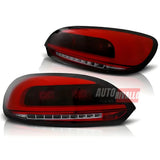 VW Scirocco 2008-2014 Fanali Stop Posteriori LED Rosso Fumé - autorivallo