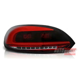 VW Scirocco 2008-2014 Fanali Stop Posteriori LED Rosso Fumé - autorivallo