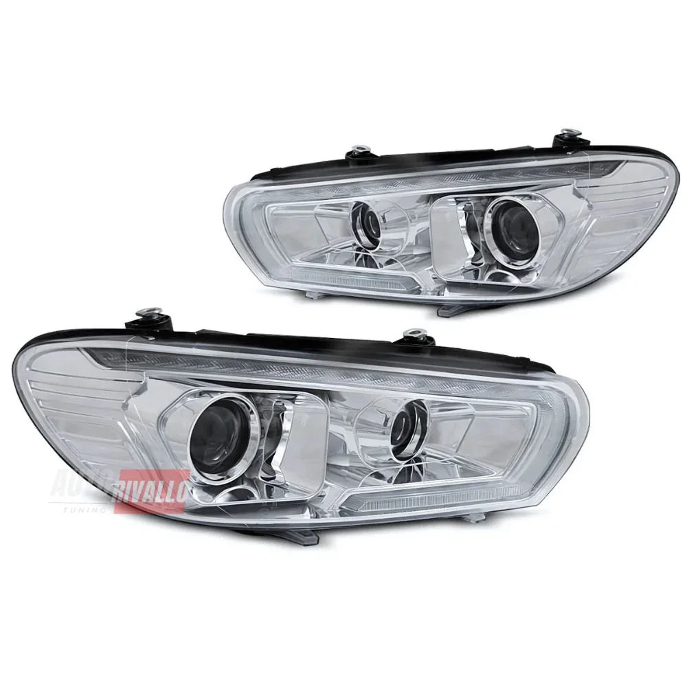 VW Scirocco 08-14 Fari Anteriori LED DRL Con Frecce Dinamiche - autorivallo