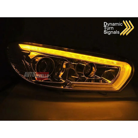 VW Scirocco 08-14 Fari Anteriori LED DRL Con Frecce Dinamiche - autorivallo