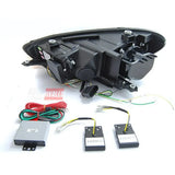 VW Scirocco 08-14 Fari Anteriori LED DRL Con Frecce Dinamiche - autorivallo