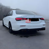 Mercedes Classe E W213 Berlina 2020-2023 Diffusore AMG E55 Look