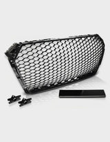 Audi A4 B9 2015-2019 Griglia Radiatore RS4 Look Nero Lucido - autorivallo