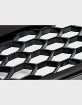 Audi A4 B9 2015-2019 Griglia Radiatore RS4 Look Nero Lucido - autorivallo