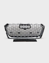 Audi A5 F5 2016-2019 Griglia Radiatore RS5 Look Nero Cromato - autorivallo