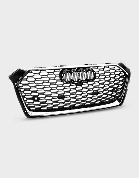 Audi A5 F5 2016-2019 Griglia Radiatore RS5 Look Nero Cromato - autorivallo