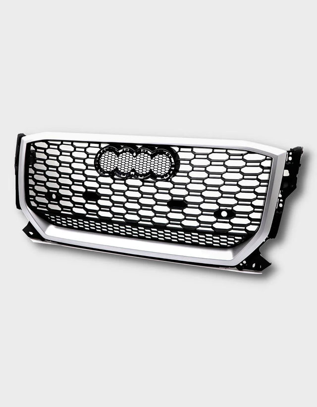 Audi Q2 2016-2020 Griglia Radiatore Ottica RSQ2 Nero Argento - autorivallo