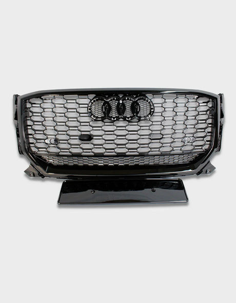 Audi Q2 2016-2020 Griglia Radiatore Ottica RSQ2 Nero Lucido - autorivallo