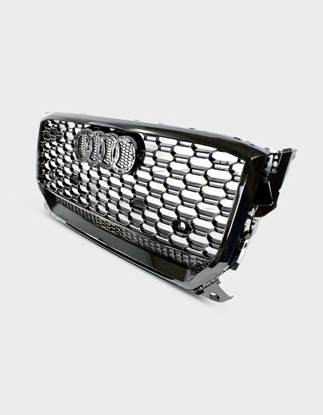 Audi Q2 2016-2020 Griglia Radiatore Ottica RSQ2 Nero Lucido - autorivallo