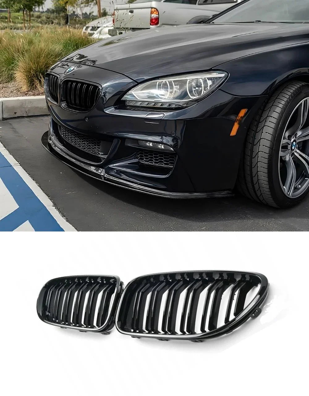 BMW 6 F06 Gran Coupé Griglia Radiatore M Look Nero Lucido - autorivallo