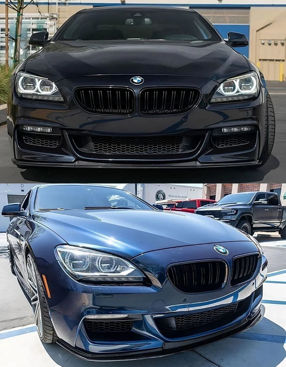 BMW 6 F12 F13 2011-2018 Griglia Radiatore M Look Nero Lucido - autorivallo