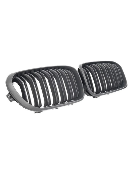 BMW Serie 1 F20 F21 15-19 Griglia Radiatore Nero Opaco - autorivallo