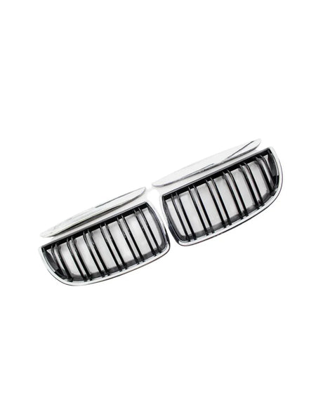 BMW Serie 3 E90 E91 05-08 Griglia Radiatore Nero Cromato - autorivallo