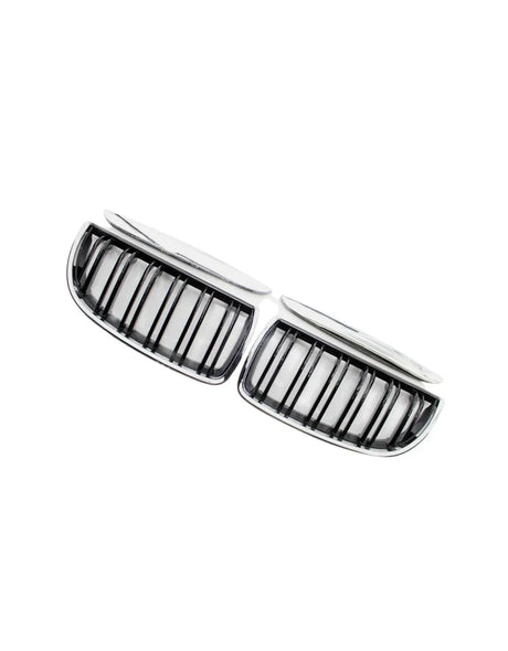 BMW Serie 3 E90 E91 05-08 Griglia Radiatore Nero Cromato - autorivallo