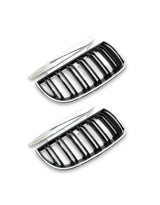 BMW Serie 3 E90 E91 05-08 Griglia Radiatore Nero Cromato - autorivallo