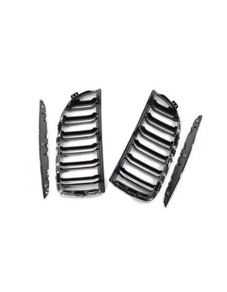 BMW Serie 3 E90 E91 05-08 Griglia Radiatore Nero Cromato - autorivallo